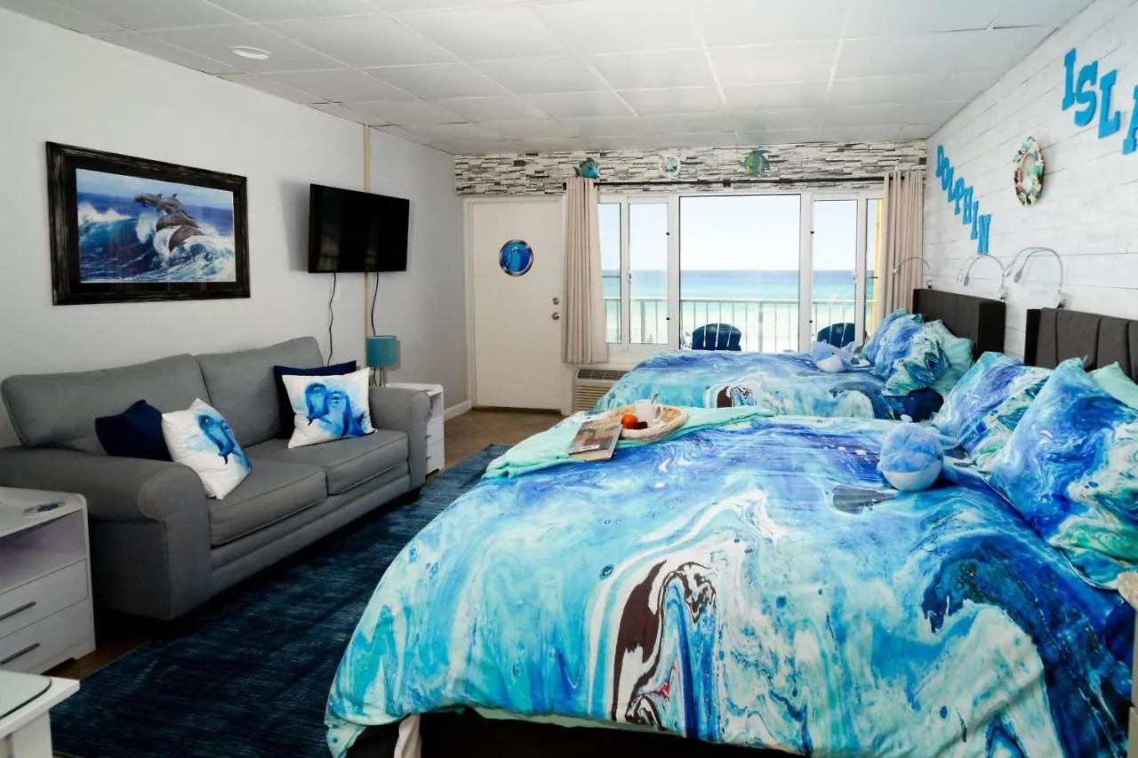 Lägenhet Dolphin Island Beachfront Condo Private Balcony Panama City Beach